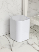 Ведро для мусора DeNASTIA STABLE W, 19,3х25,1, 95% ABS пластик, 5% акриловый пластик, белый