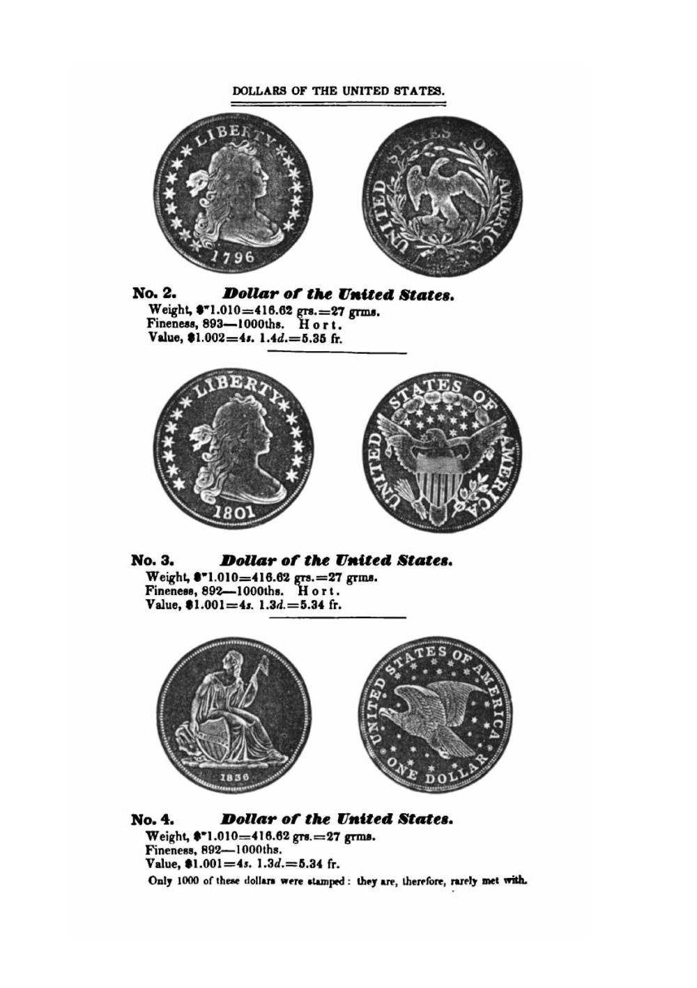 A monograph of the silver dollar. Good and bad | J.L. Riddell