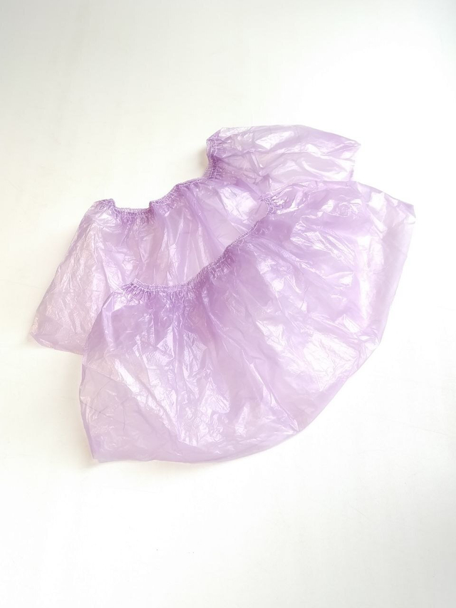 Бахилы п/э 4г, "Премиум" с 2-мя резинками