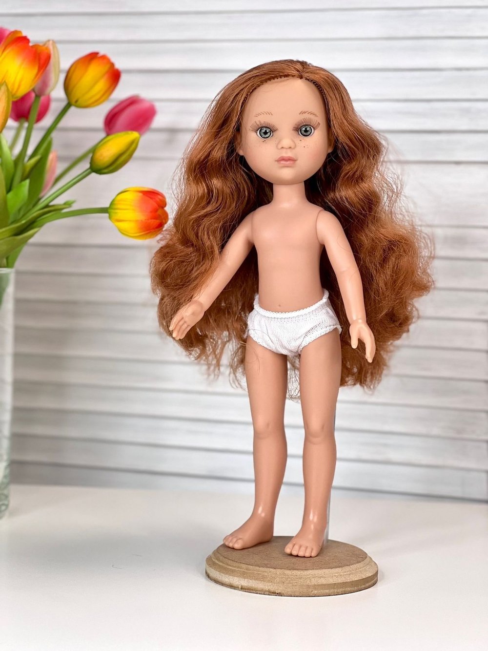 Кукла BERJUAN виниловая 35см Ева без одежды (2836)