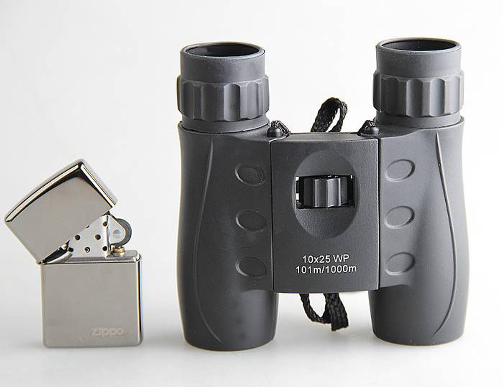 Бинокль Veber 10х25 WP черный [20762]