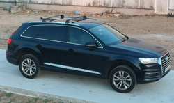 Багажник Turtle Air3 чёрный в штатные места Audi Q7 2015-...