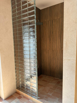 Стеклянный кирпич Clear 20x10x5 см
