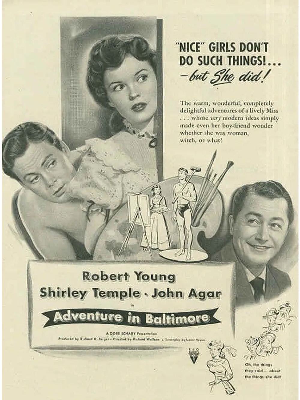 Приключение в Балтиморе (1949) (DVD-R)