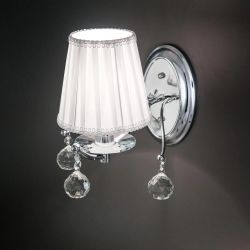 Citilux Шелли CL438311 Бра с абажуром Хром