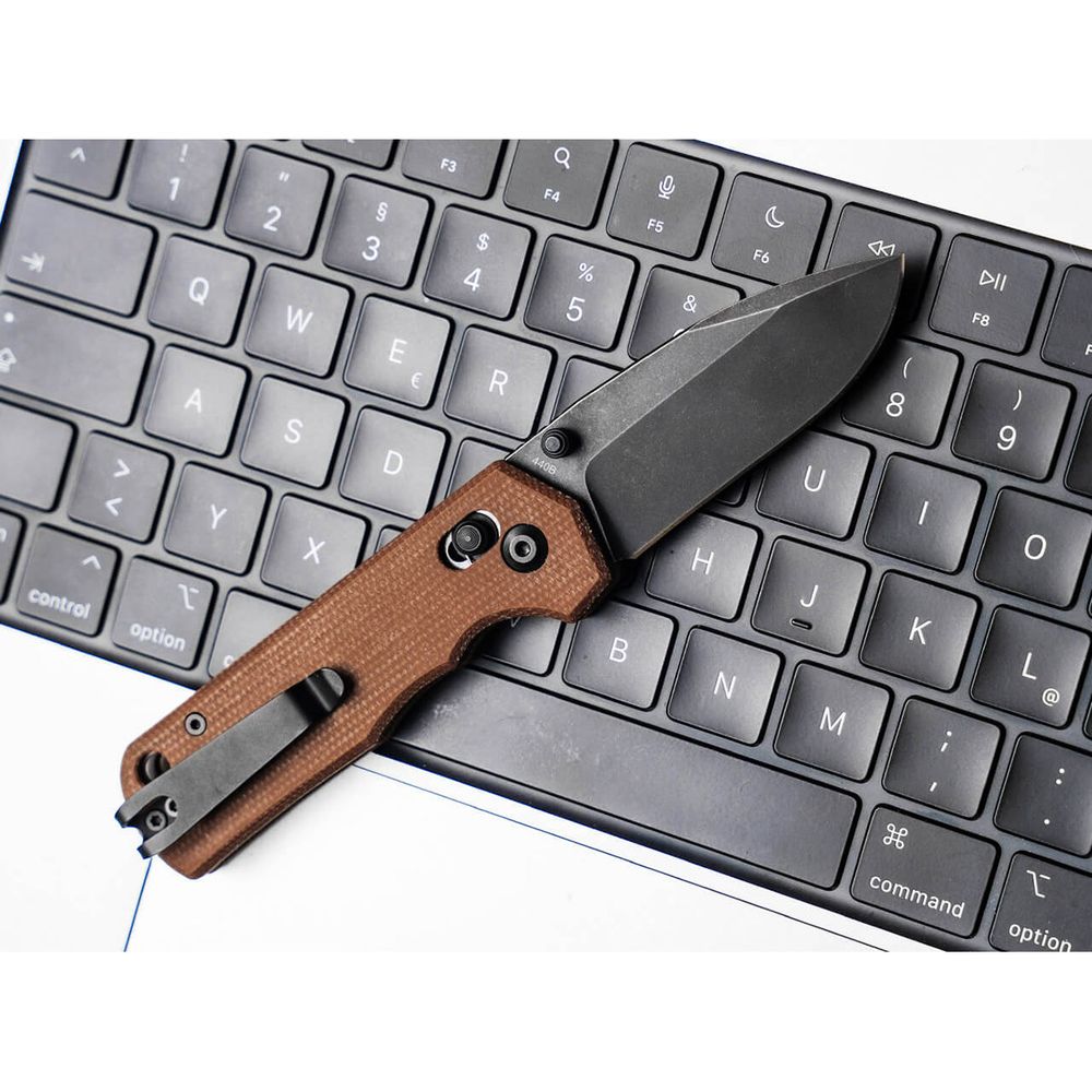 Складной нож Boker 01SC710 Rockstub Brown Micarta