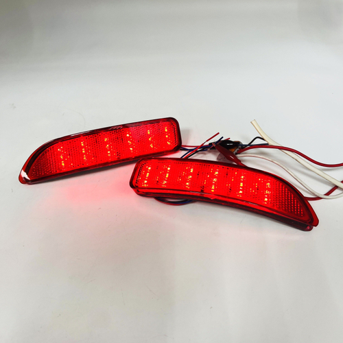 Катафоты диодные 2 режима в задний бампер для Лада Ларгус, Renault Logan фаза I 2 шт