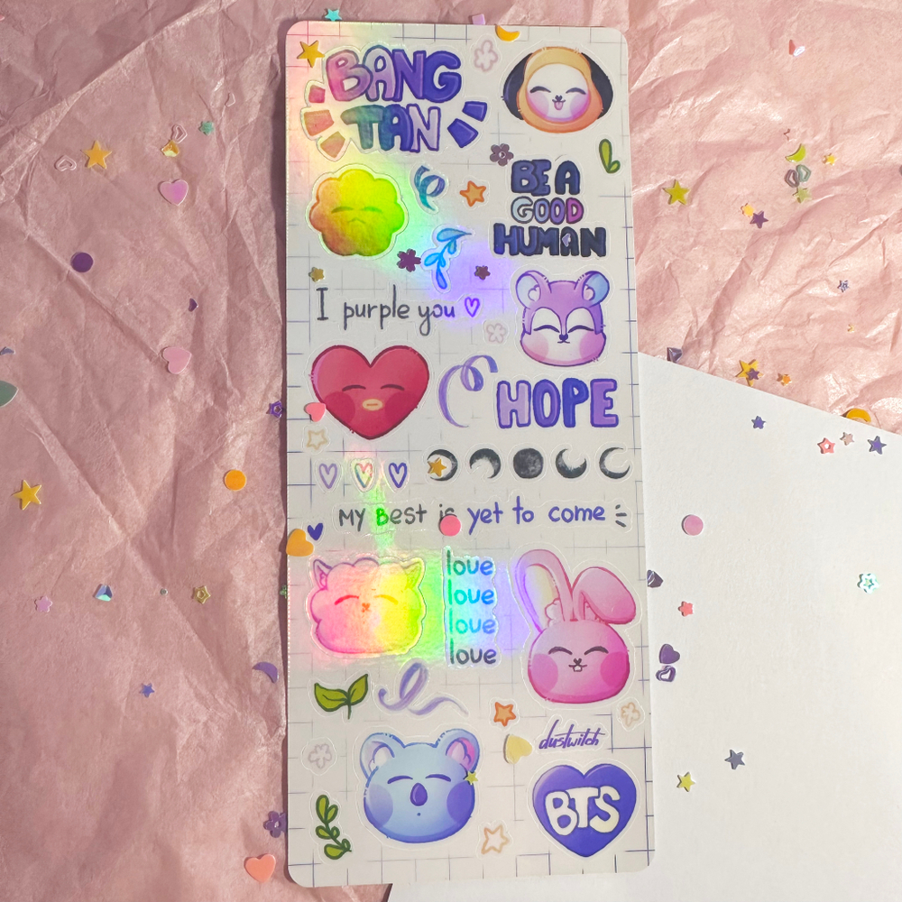 Стикерпак / Dust Witch / BTS / BT21