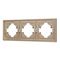 Рамка пластиковая FRM-TENDO-PL-3-GD Arlight 053846