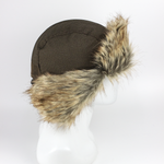 Шапка-ушанка Extreal "КЕВЛАР" (вставки Крэк, мех Волк, Мембрана), XL, Коричневый