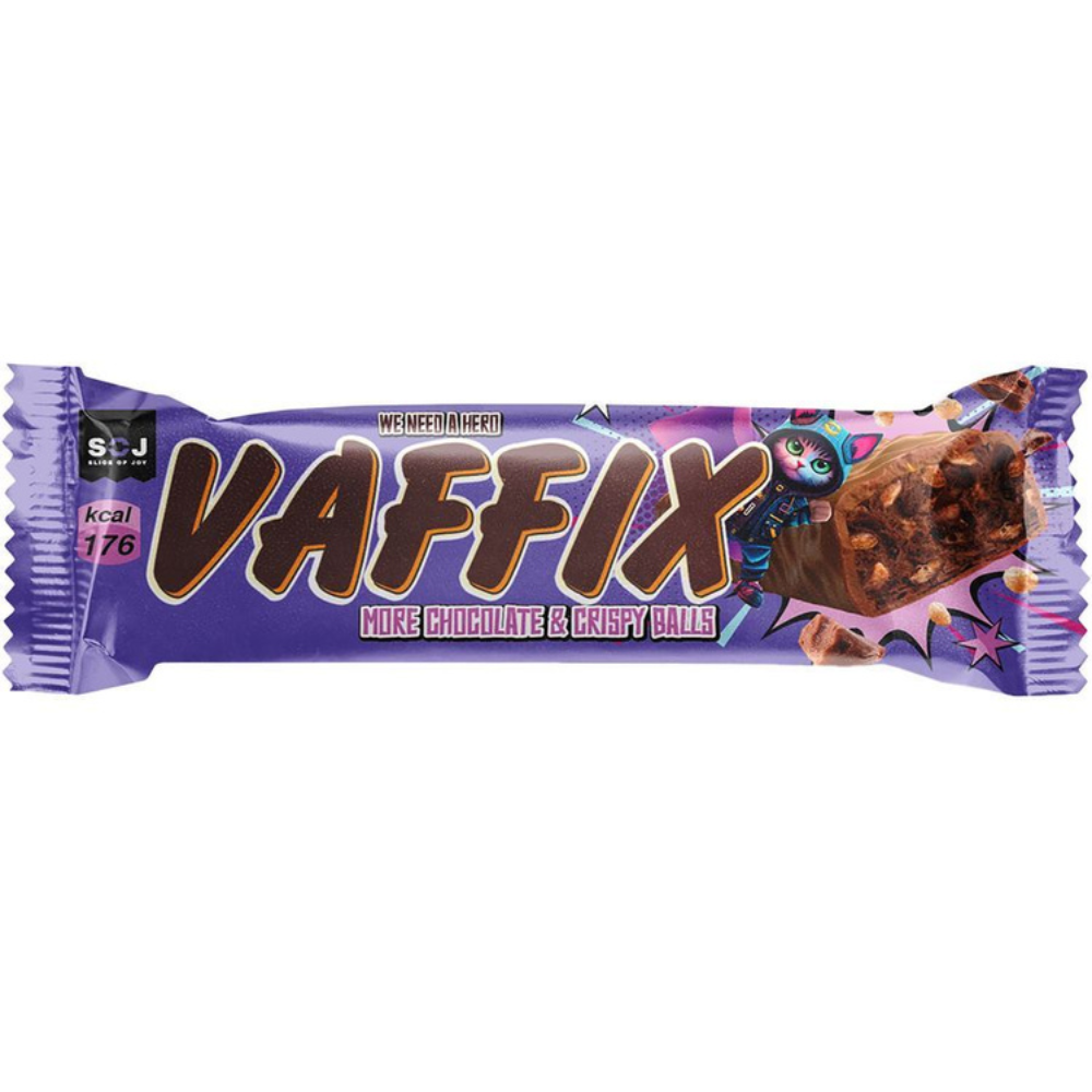 Батончик ореховый Vaffix с какао 30 гр
