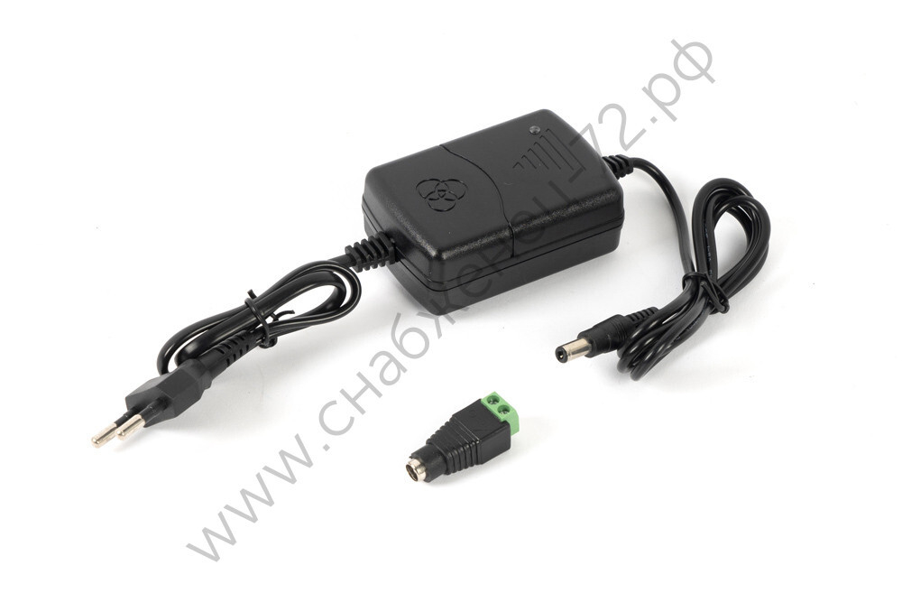 Mollusk-VR 12/1 источник питания 12В, 1А. Сетевой диапазон 110-245В провод с вилкой