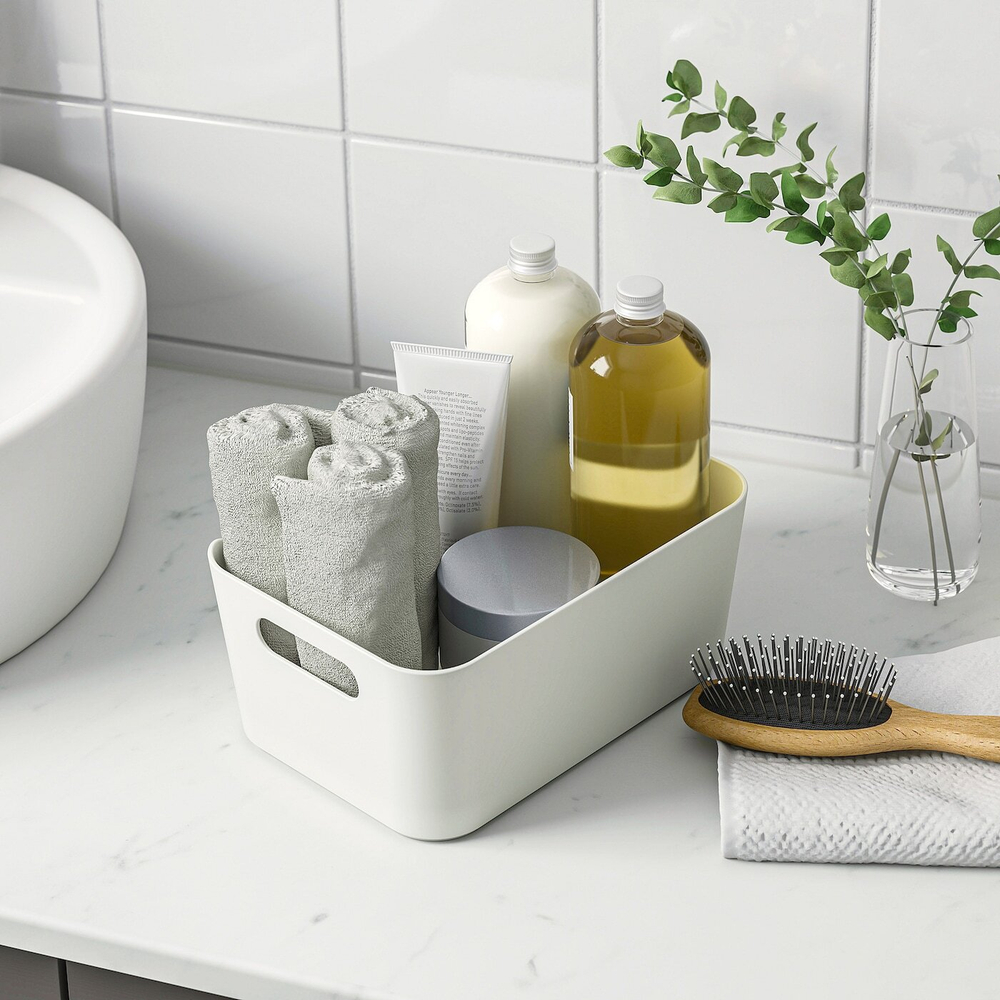 IKEA UPPDATERA  (ИКЕА УППДАТЕРА)  -  Контейнер, белый, 24x17 см