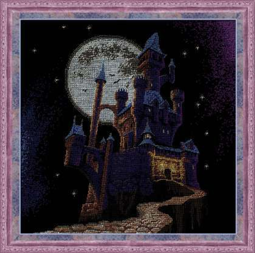 "Ночной замок"-1084 вышивка