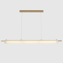 Светильник подвесной Crystal Lux TUNNEL SP40 LED BRASS