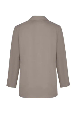 Рубашка с длинным рукавом бежевая