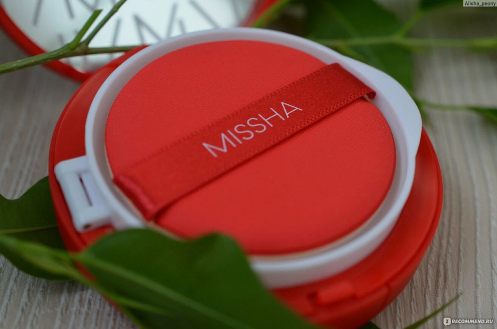 Тональный кушон с матовым финишем. Missha Тон 21 Velvet Finish Cushion SPF50+ PA+++№21 15 гр.