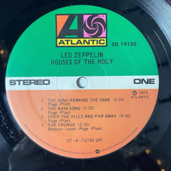 Винтажная виниловая пластинка LP Led Zeppelin Houses Of The Holy (USA 1994)