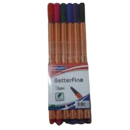 Ручки цветные Betterfine 6 шт