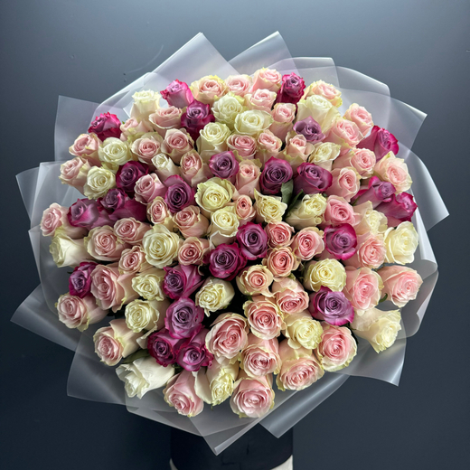 Букет из 101 эквадорской розы