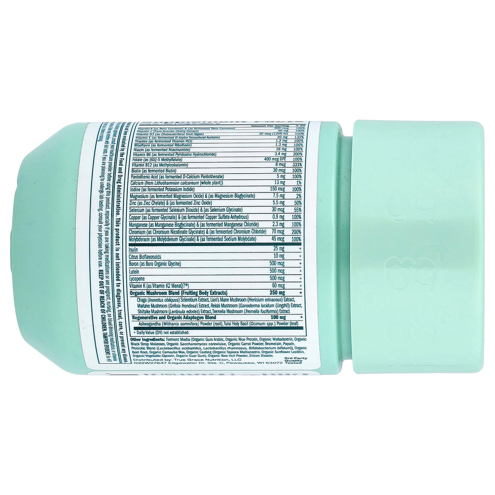 True Grace, One Daily Multivitamin, мультивитамины для мужчин от 40 лет, 30 веганских таблеток