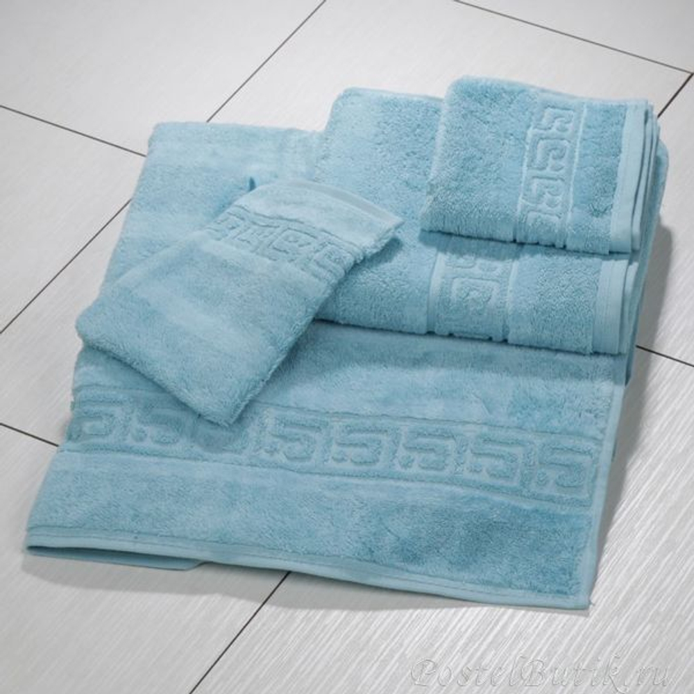 Махровое полотенце Noblesse 1001 бирюзовое от Cawo Германия