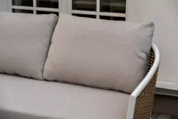 "Тоскана" лаунж-зона из искусственного ротанга, цвет соломенный