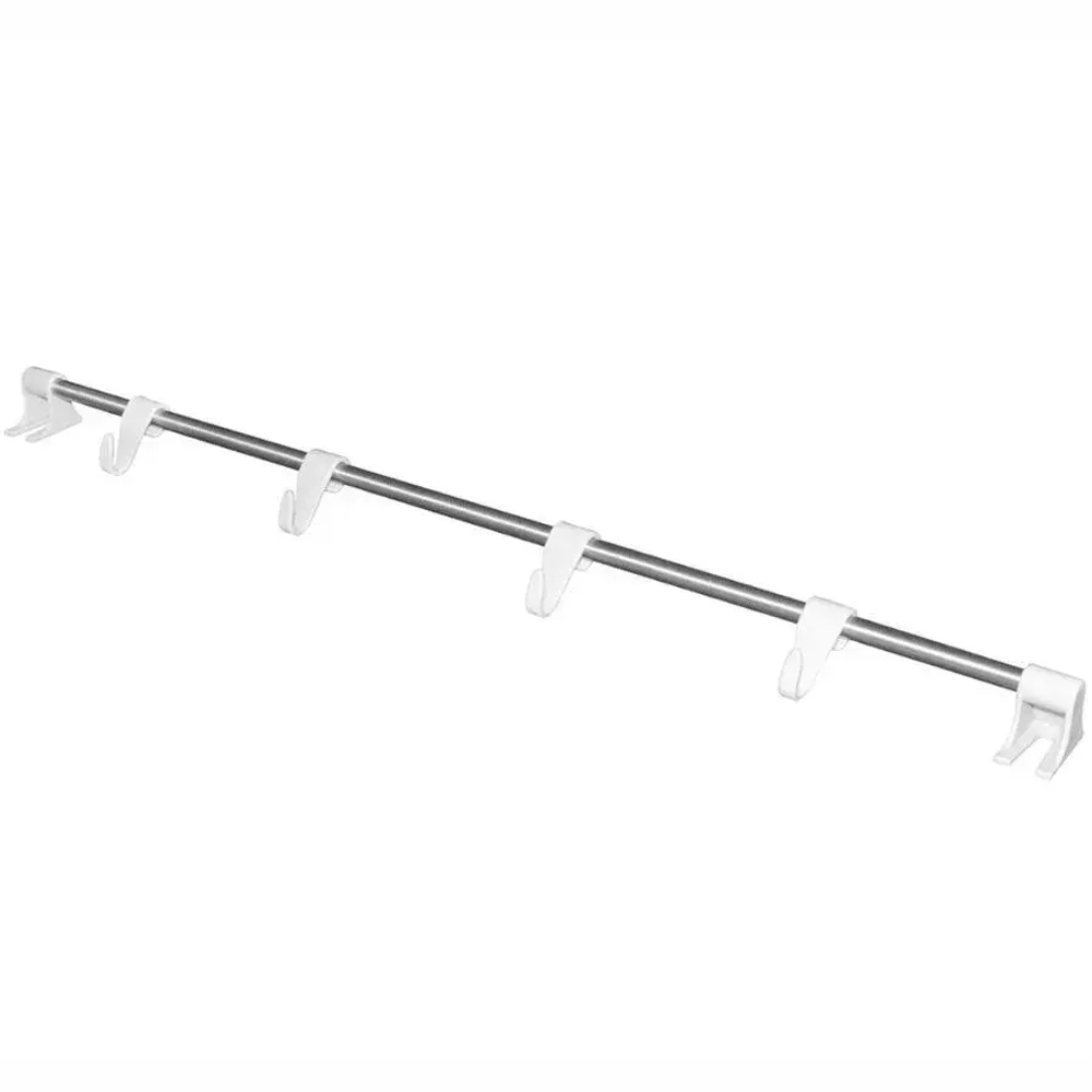 Набор рейлинг с крючками Prestige (снежно-белый)