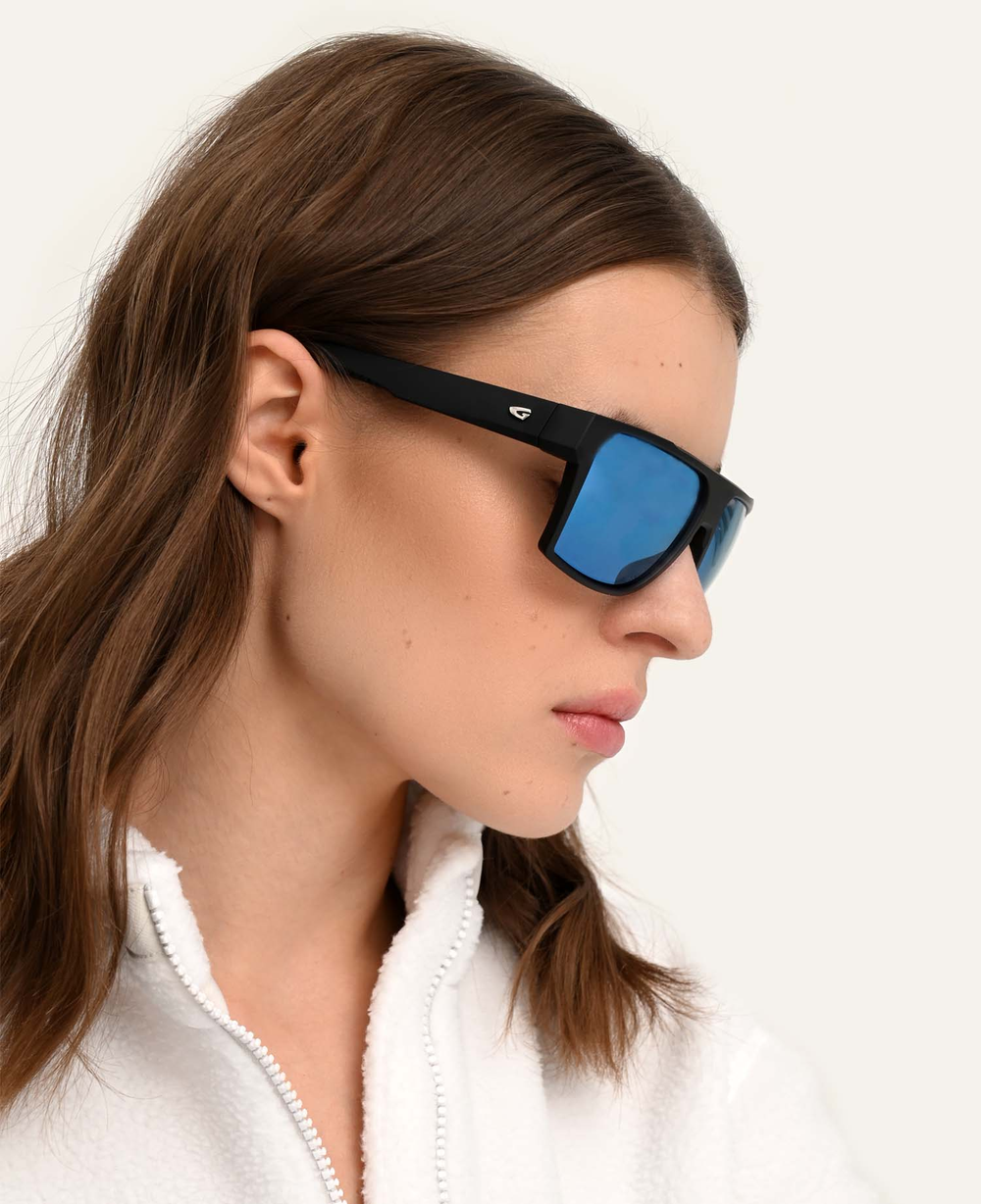Спортивные очки GOG Nazca / Matt Black / Polarized Reflex White-Blue