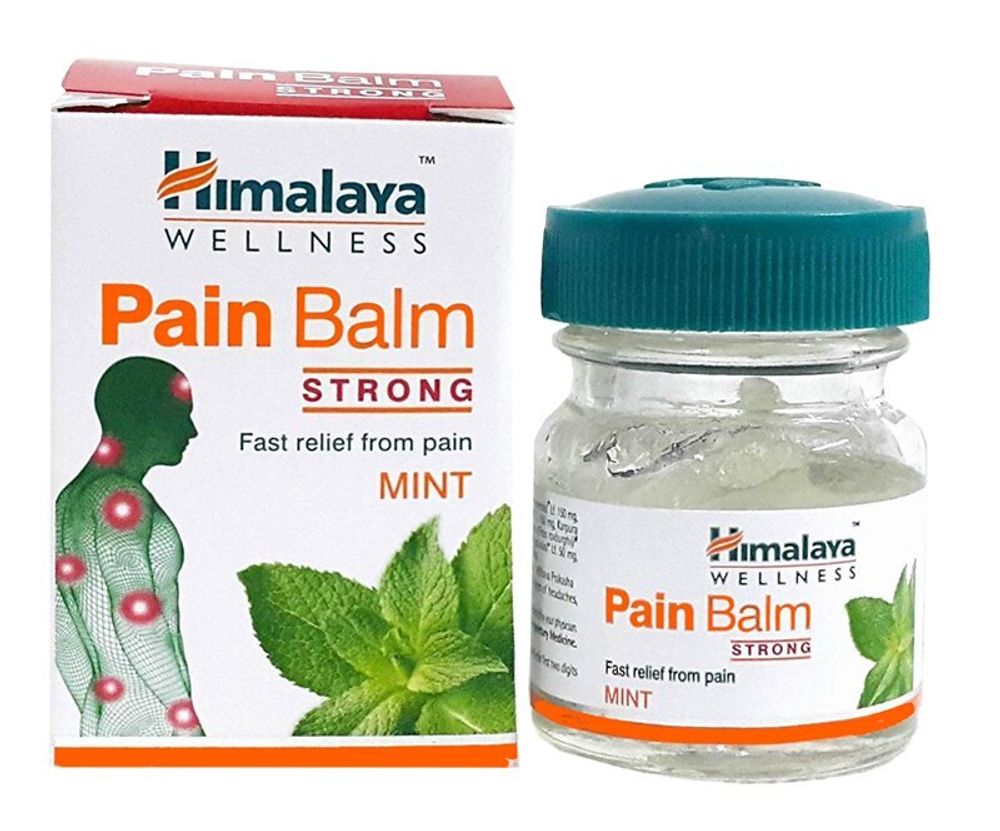 Бальзам Himalaya Pain Balm Strong Mint (red)10 г