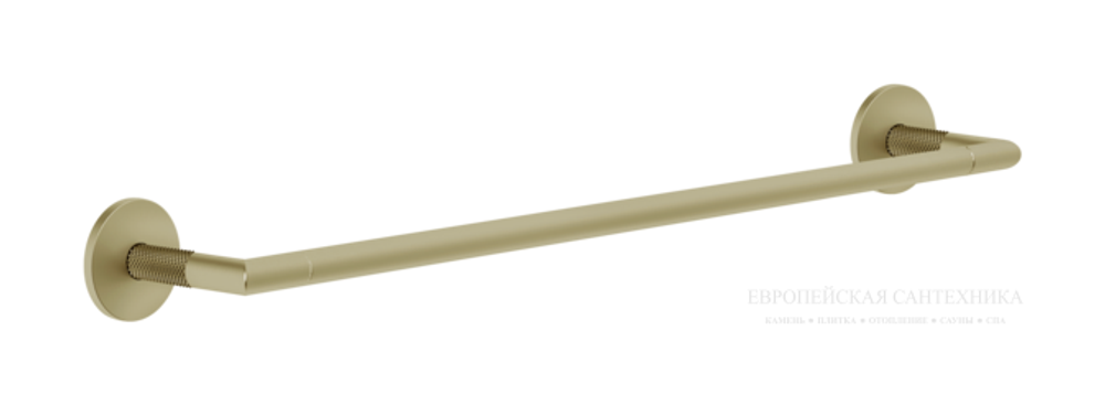 Полотенцедержатель Gessi Anello, настенный, L450 мм, цвет Brass Brushed PVD