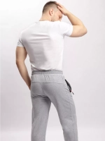 брюки спортивные джоггеры на резинке и манжетами трико