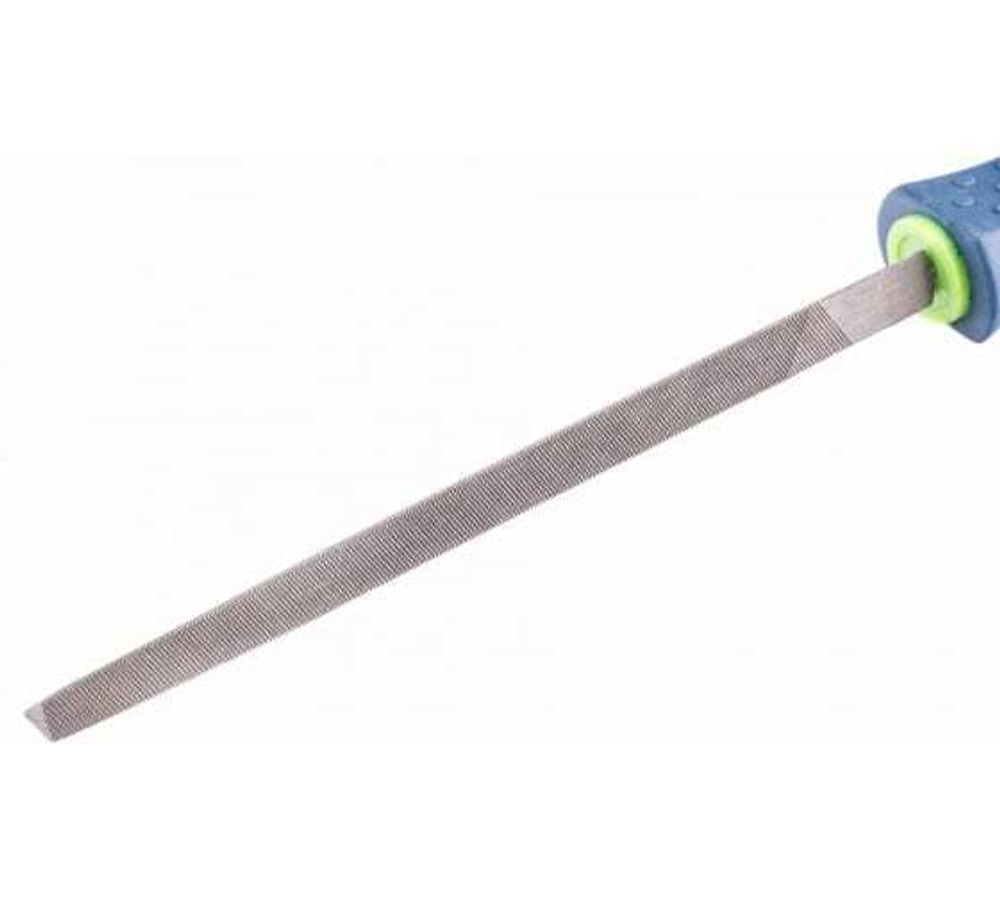 НАПИЛЬНИК 150 ММ ТРЕХГРАННЫЙ ДВУХКОМПОНЕНТНАЯ РУКОЯТКА №2 СИБРТЕХ 16024