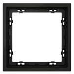 Рамка пластиковая VOLTUM S70 на 1 пост, (черный матовый)