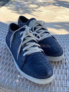 Кеды из кожи питона SH-147