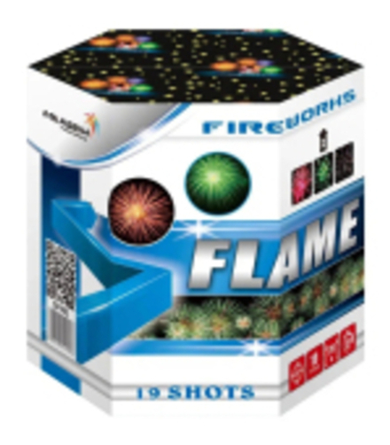 АКЦИЯ Салют Flame 19 залпов 0.8 калибр GP493 Maxsem