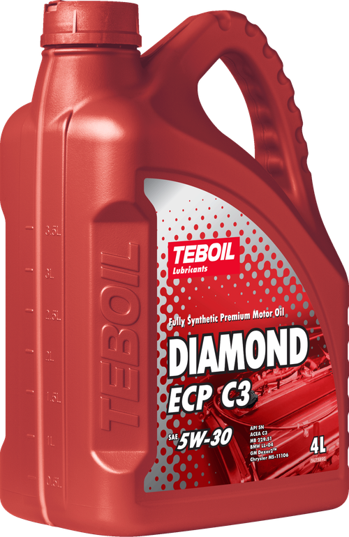 Масло моторное  синтетическое TEBOIL DIAMOND ECP C3 5W30 синтетика 4л