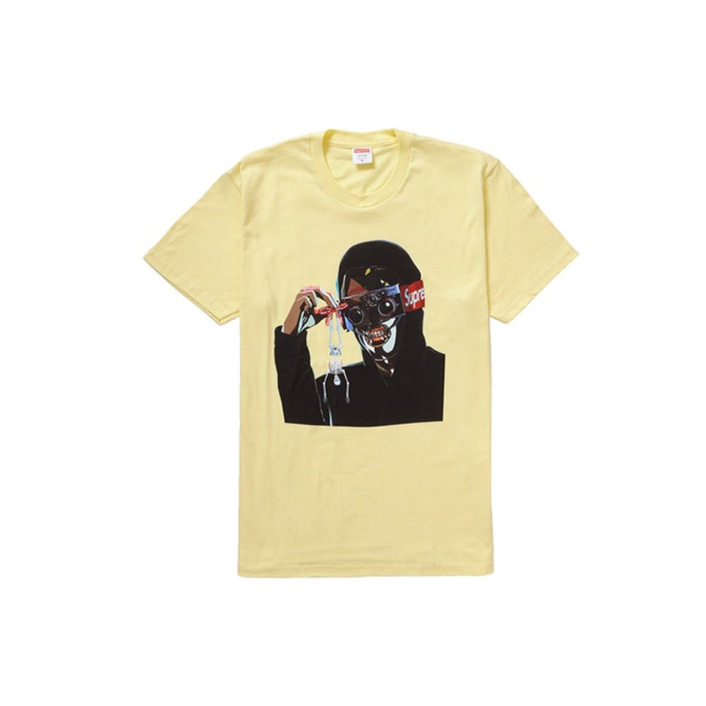 Supreme SS19 Creeper Tee Pale Yellow T