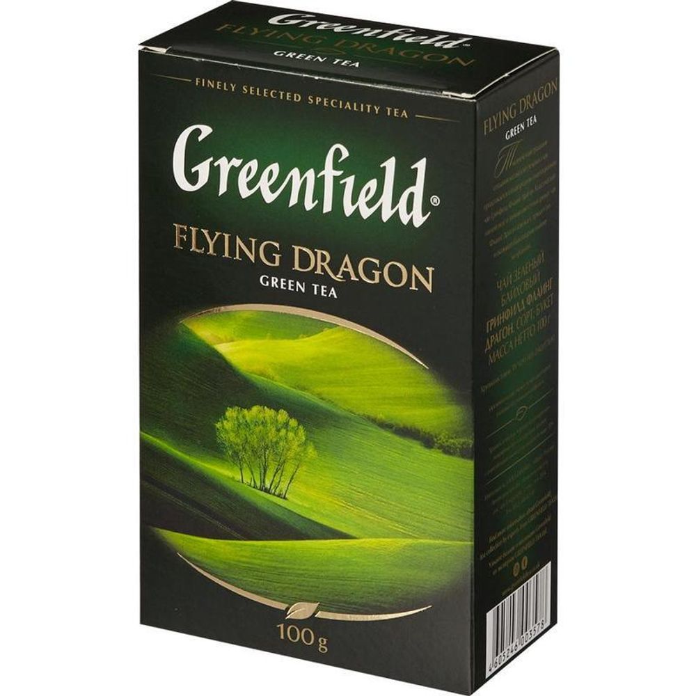 Чай зеленый Flying Dragon, Greenfield, 0,1