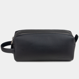 Несессер Voyageur из кожи теленка, черного цвета