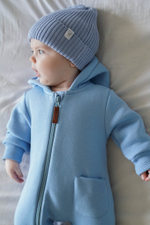 Вязаная шапочка Simple (васильковая)