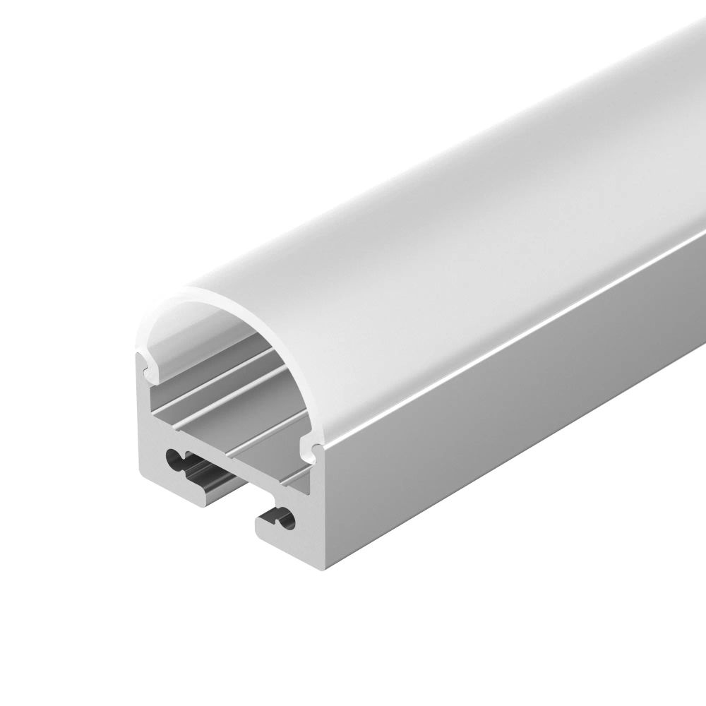 Профиль с экраном SL-LINE-2011M-2500 ANOD+OPAL ROUND (Arlight, Алюминий) 025871