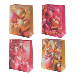 GAEM Пакет подарочный S (бумага 210г/м2, блок микс 12шт), L17,5 W9 H24 см, 4в.