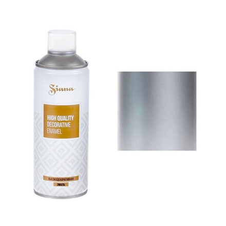 Краска-спрей зеркальная "Siana high quality" 0,52л (Серебряный)
