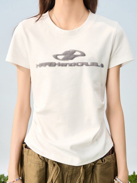 Женская футболка HARSHandCRUEL WMNS "Foam Logo" Crop Tee