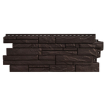 Панель фасадная Grand Line Classic Скала шоколадная 1110х410 мм