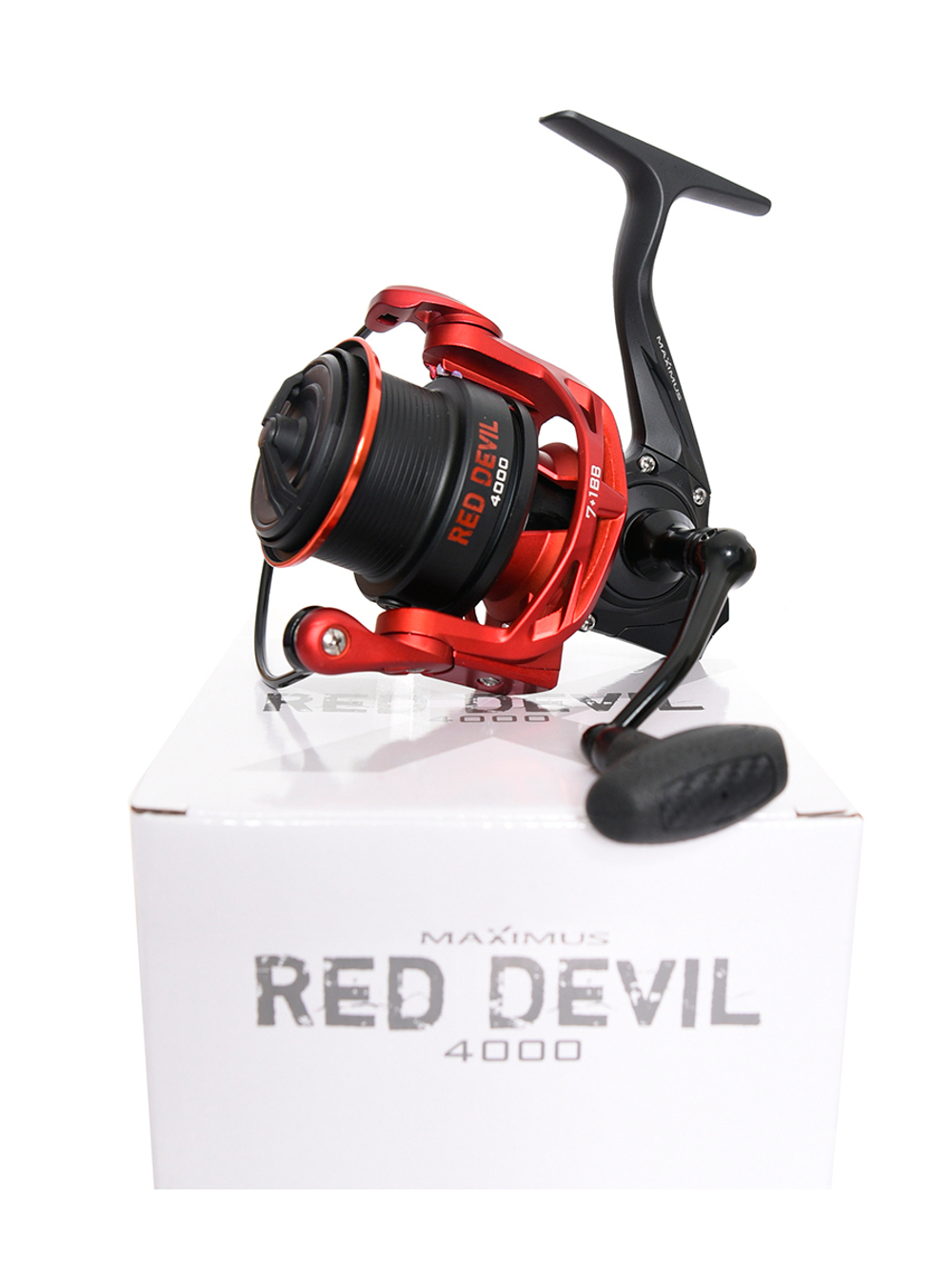Катушка безынерционная фидерная Maximus Red Devil 4000 (7+1 подш.)