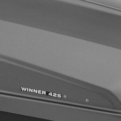 Автобокс на крышу автомобиля "Winner425" двусторонее открывание (графит диамант) / Евродеталь