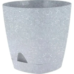 Горшок для цветов InGreen Amsterdam D110мм 0,65л с прикорневым поливом, светлый камень