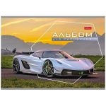 Альбом для рисования 32л, А4, Хатбер Автотюнинг, на скрепке, обл. пластик, ассорти